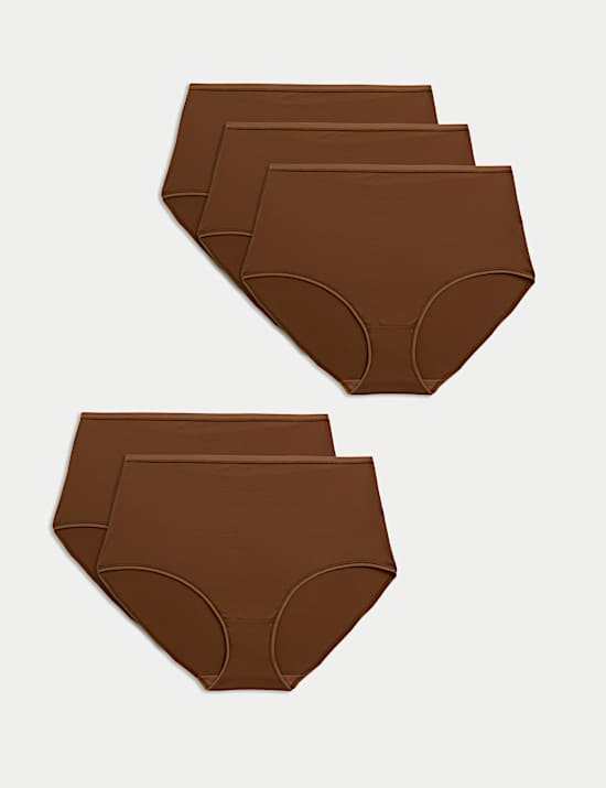5pk Microfibre Full Briefs