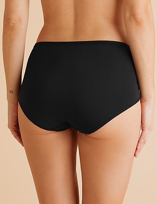 5pk No VPL Microfibre High Rise Shorts