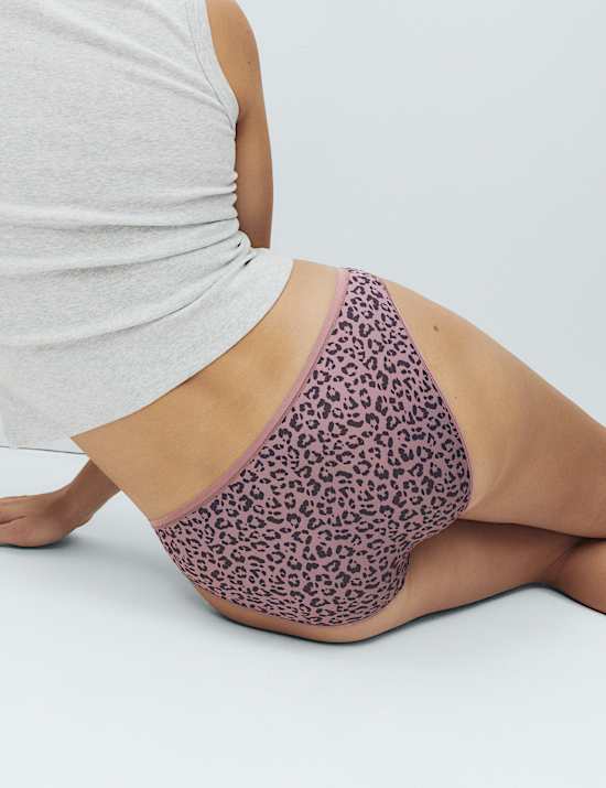 5pk Microfibre Low Rise Bikini Knickers