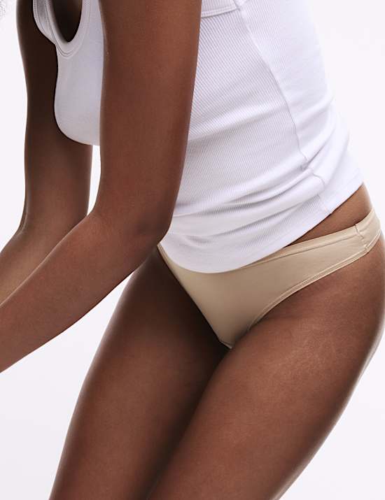 Χαμηλόμεσο στρινγκ με μικροΐνες, σετ των 5