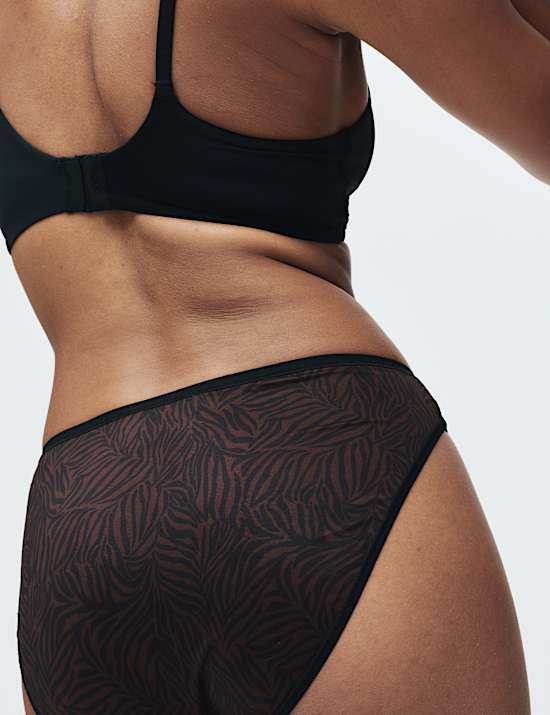 5pk Microfibre High Leg Knickers