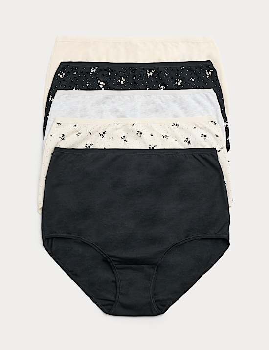 5pk Cotton Modal Rich Full Briefs