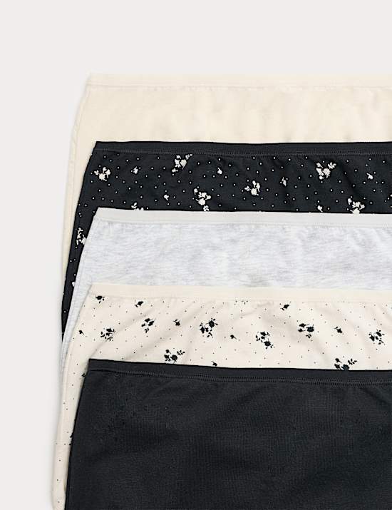 5pk Cotton Modal Rich Full Briefs