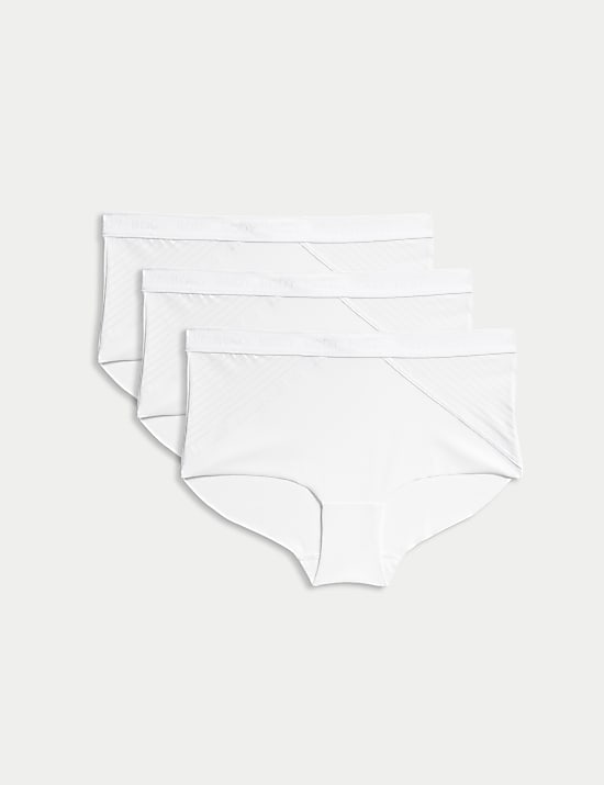 3pk Body Define&trade; High Rise Shorts