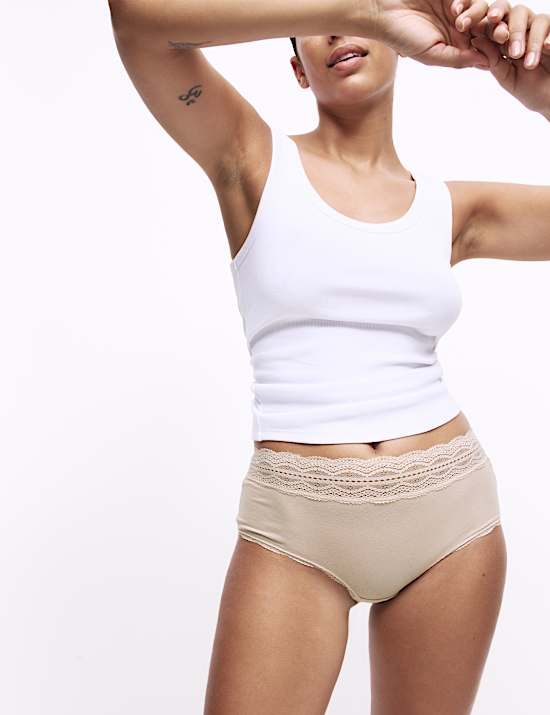 3pk Cotton Rich High Rise Shorts