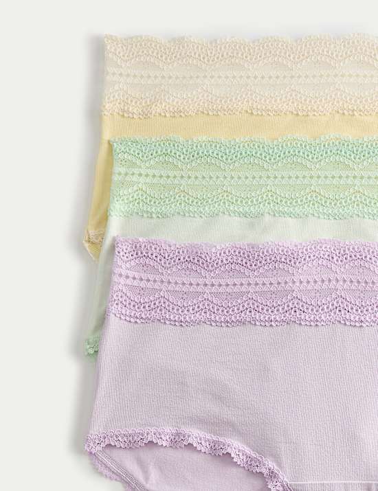 Lot de 3 shorts taille haute en coton