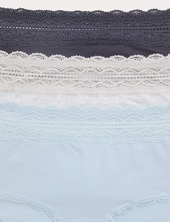 3pk Cotton Rich High Rise Shorts