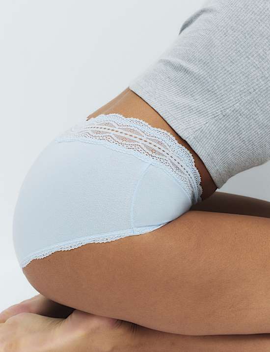 3pk Cotton Rich High Rise Shorts