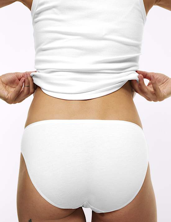 5pk No VPL Cotton Modal Bikini Knickers