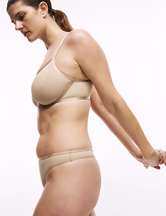 3pk Flexifit&trade; Sheer Thongs