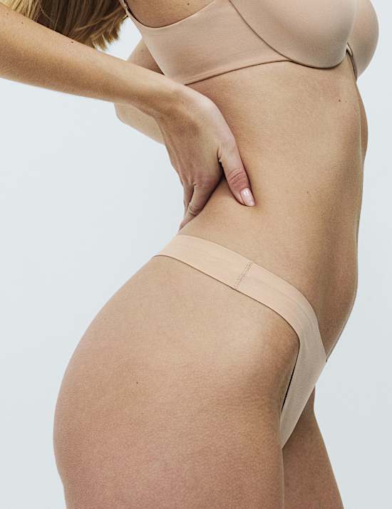 3 pack Body Invisibles No VPL Dipped Thongs