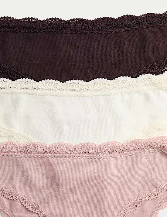 3pk Cotton Rich Brazilian Knickers