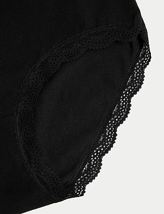 3 Pak Celana Dalam Wanita Berpotongan Tinggi Bahan Katun