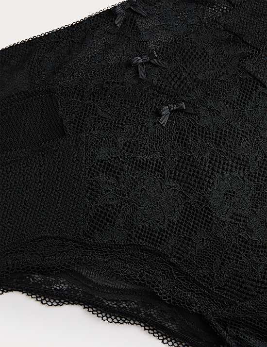3 Pack Jasmine All Over Lace Hipster Knickers