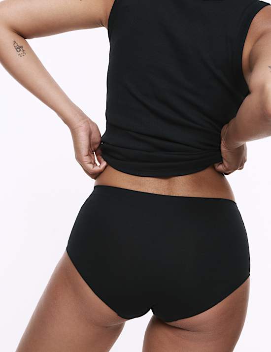 3pkNo VPL Cool Comfort™ Cotton High Rise Shorts