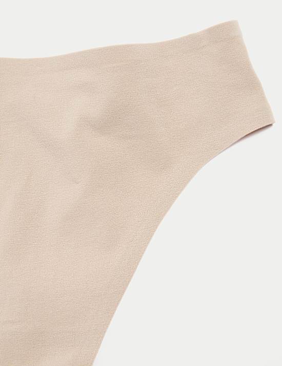 3pk Cool Comfort™ High Waisted No VPL Thongs