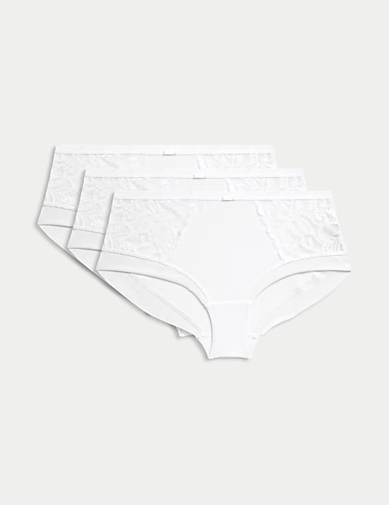 3pk Wildblooms High Rise Knicker Shorts