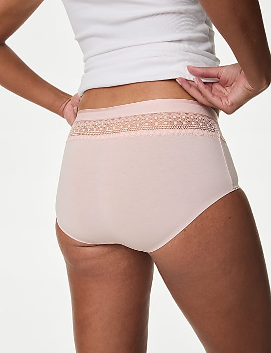 3pk Cotton Rich High Rise Shorts