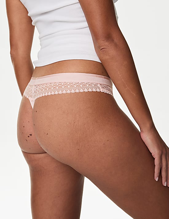 3pk Cotton with Cool Comfort™ Thongs