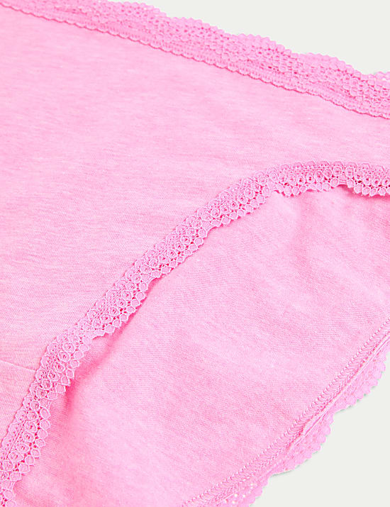 Σλιπ με ψηλό κόψιμο στους γοφούς με υψηλή περιεκτικότητα σε βαμβάκι, σετ των 3