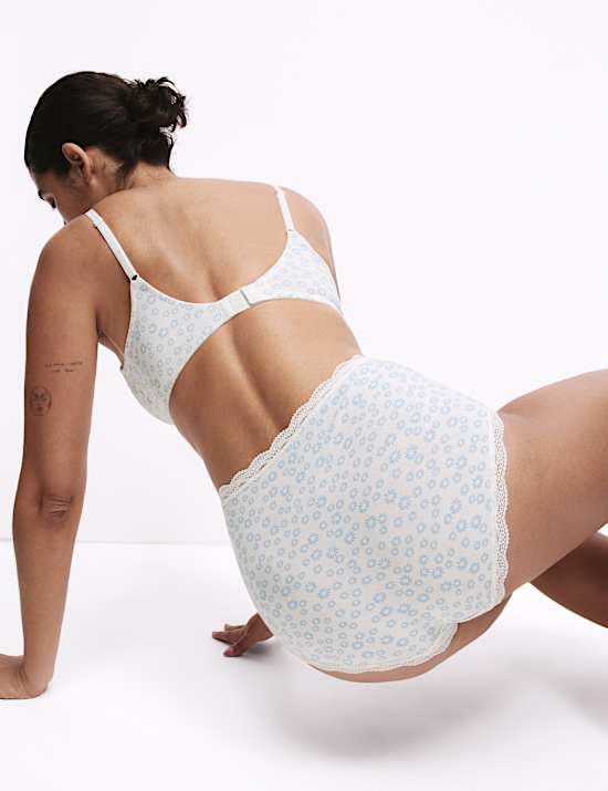 Lot de 3 culottes embo&icirc;tantes en coton