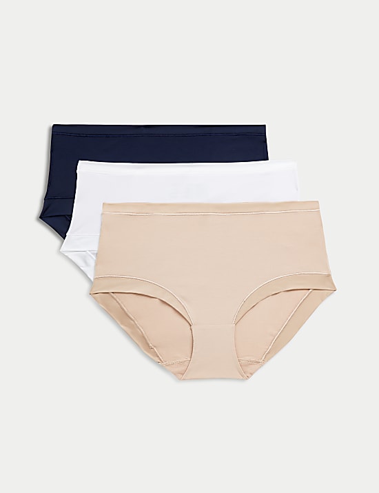 3pk Flexifit&trade; Modal High Rise Shorts