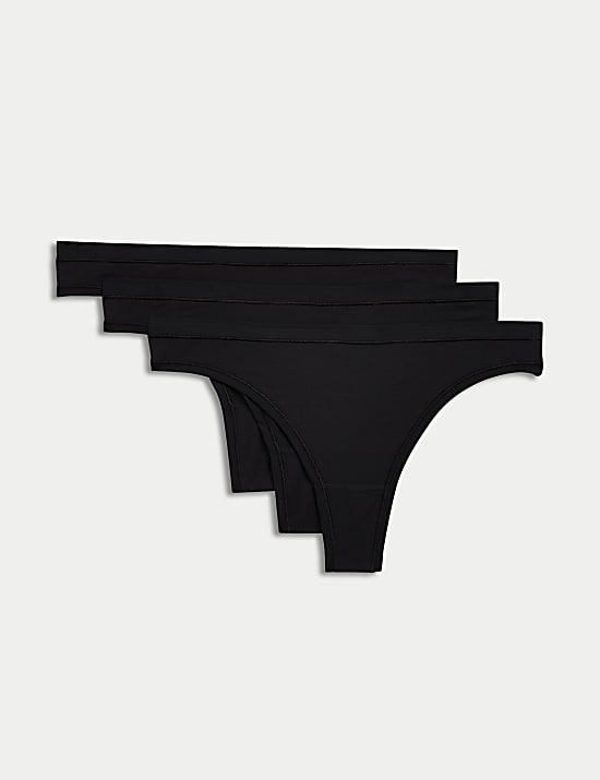 3pk Flexifit™ Modal Thongs