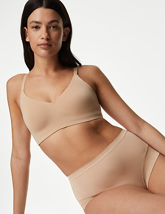 Ψηλόμεσο σλιπ Flexifit™ με μοντάλ, σετ των 3