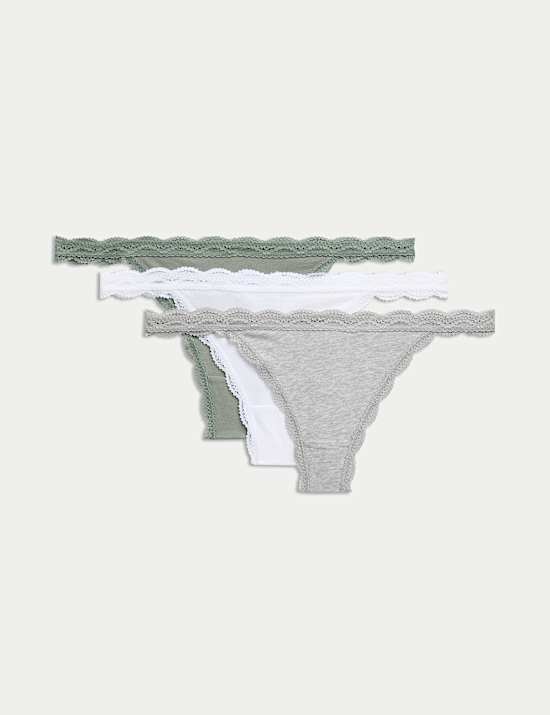 Lot de 3&nbsp;strings en coton