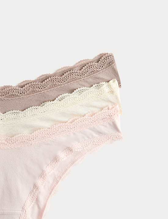 3 Pack Cotton Rich Dipped Miami Knickers