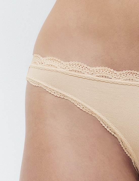 3pk Cotton Rich Thongs