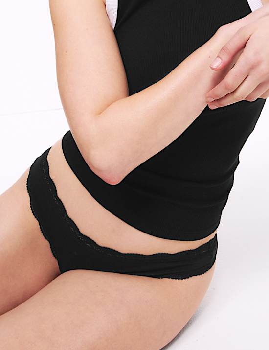 3pk Cotton Rich Thongs