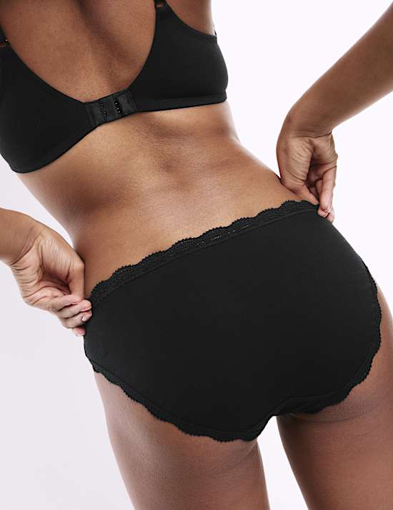 3pk Cotton Rich Bikini Knickers