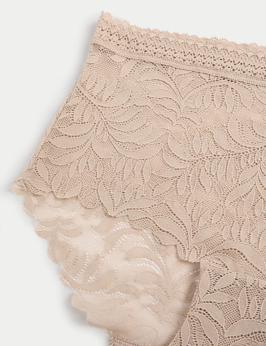 3pk Flexifit&trade; Lace High Rise Shorts