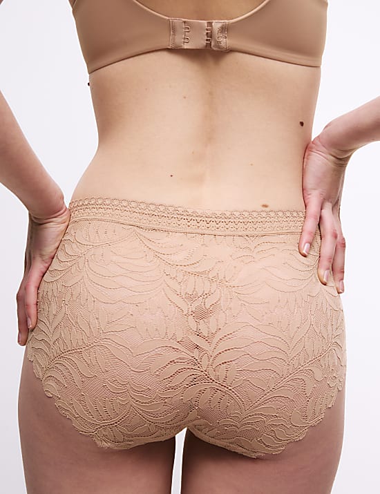 3pk Flexifit&trade; Lace High Rise Shorts