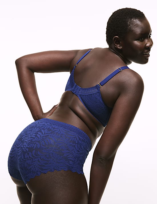 3pk Flexifit&trade; Lace High Rise Shorts