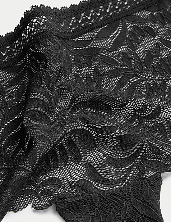 3pk Flexifit&trade; Lace High Rise Shorts