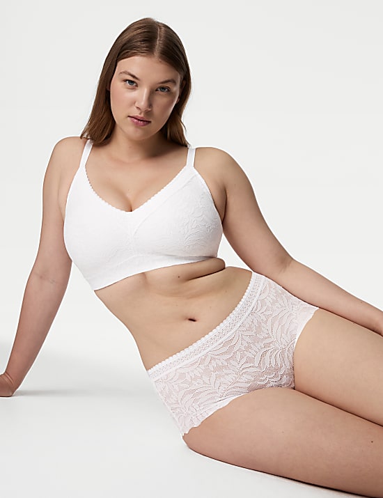 3 Pak Celana Pendek High Rise Renda Flexifit™