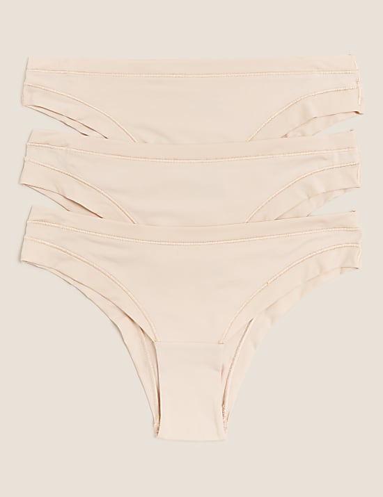 3pk Flexifit™ Modal Brazilian Knickers