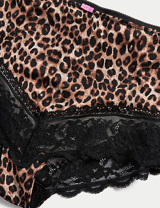 3pk Lace Trim Full Briefs