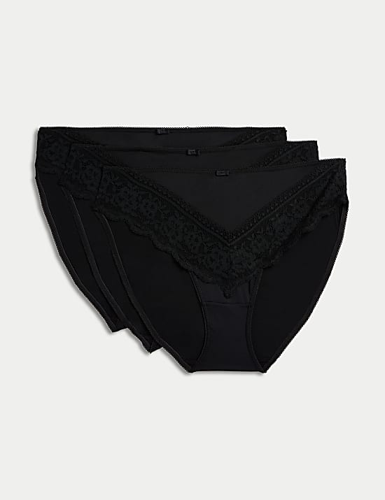 三件裝高叉內褲