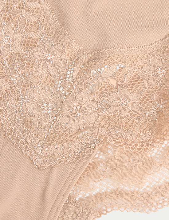 Lot de 3 tangas à bordures en dentelle