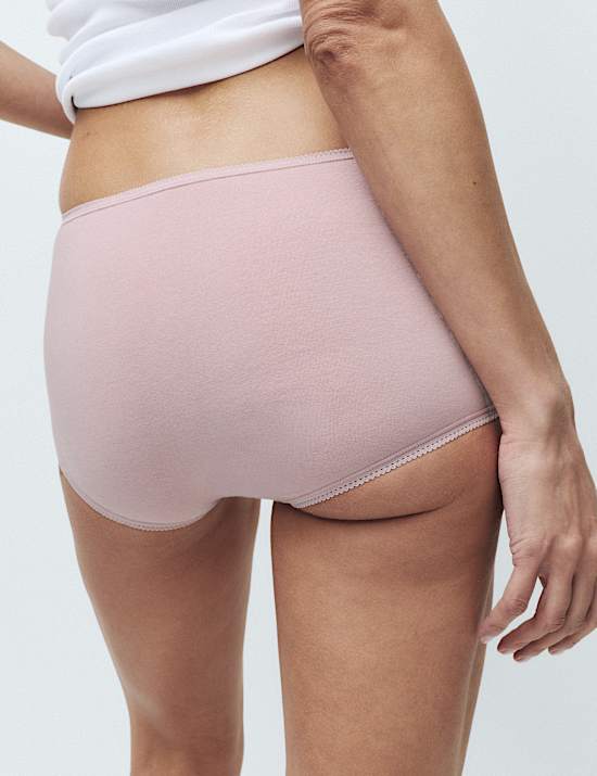 5pk Cotton Lycra&reg; High Rise Shorts