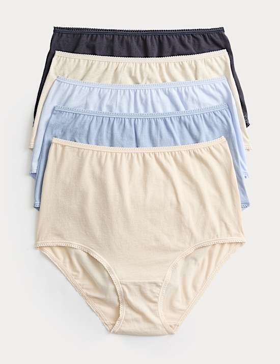 5pk Cotton Lycra&reg; Full Briefs