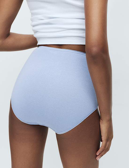 5pk Cotton Lycra&reg; Full Briefs