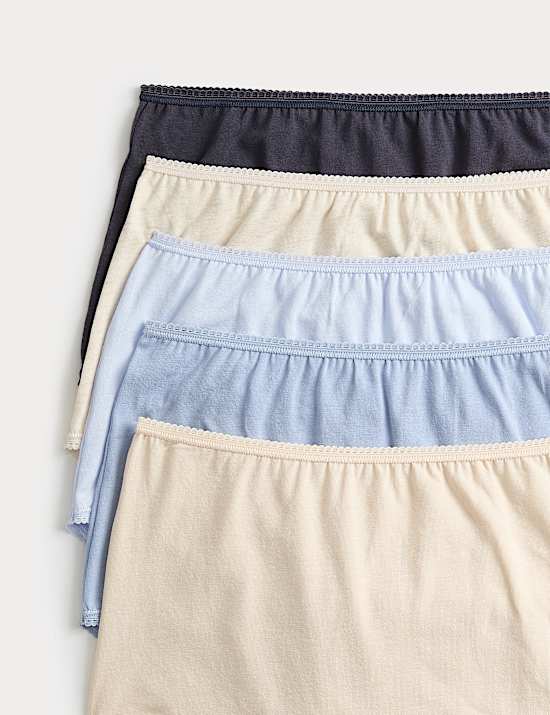 5pk Cotton Lycra&reg; Full Briefs