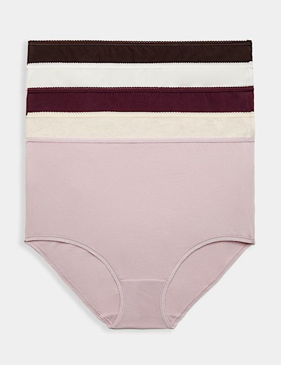 5pk Cotton Lycra&reg; Full Briefs