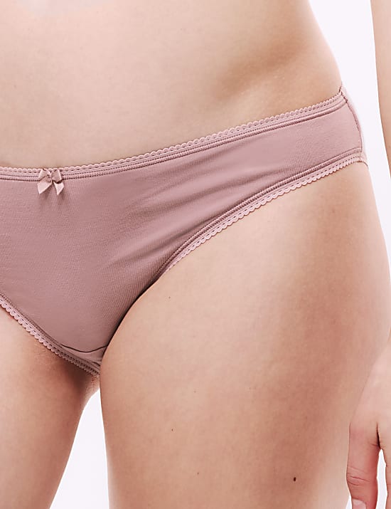 5pk Cotton Lycra® Bikini Knickers