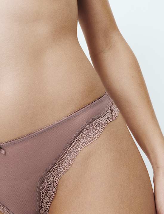 3 Pack Jasmine Mesh Brazilian Knickers