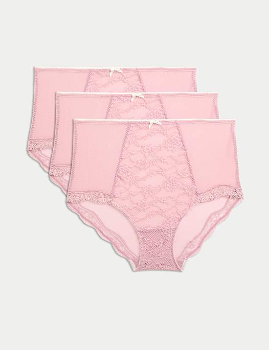 3pk Jasmine Lace Full Briefs